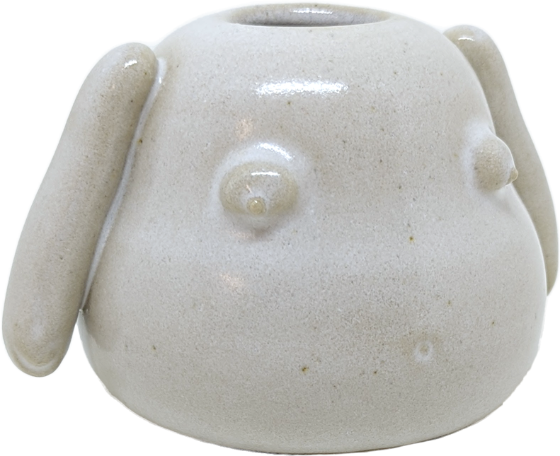 Photo of item Dog torso vase 02